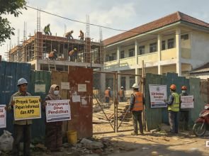 Proyek SDN Ketileng Bojonegoro Tanpa Papan Informasi dan APD, Publik Tagih Transparansi Dinas Pendidikan