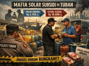 Pasca Mencuatnya Mafia Solar Subsidi Beroperasi di Bancar Tuban, APH Polres Tuban Bungkam, Publik Curiga Ada Pembiaran