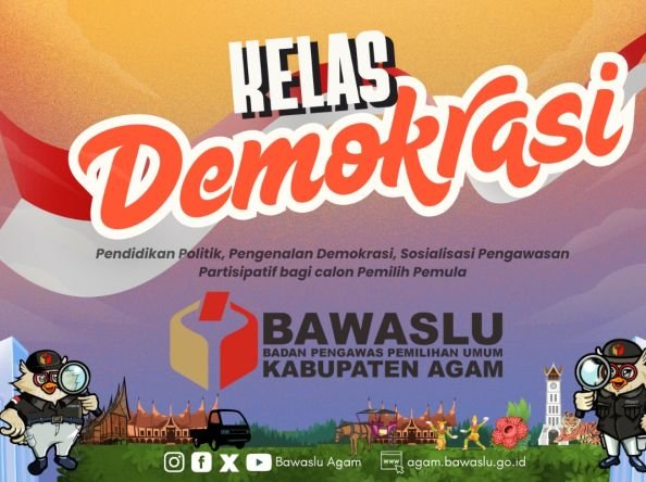 Kelas Demokrasi BAWASLU kab Agam Di SMA N 2 Lubuk Basung